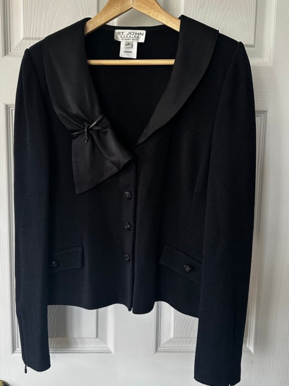 St. John Evening Collection by Marie Gray Santana Knit Jacket size 12